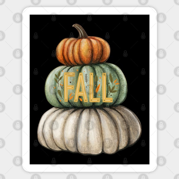 Fall Season Pumpkin Thanksgiving Sticker by BellaPixel